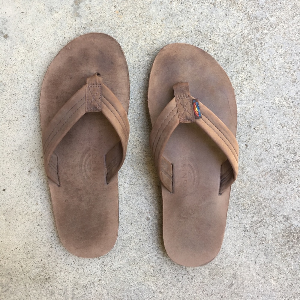 Rainbow flip flops: Men’s size Small 7.5-8.5
